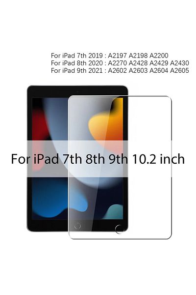 Choice 7th 8th 9th Tempered Glass For iPad Mini 6 Air 5 4 6 3 2 2022 Screen Protector For iPad Pro 11 12.9