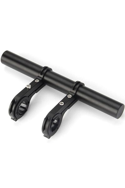 Choice black 20cm Bicycle Handlebar Extended Bracket Bike Headlight Mount Bar Computer Holder Lamp Support