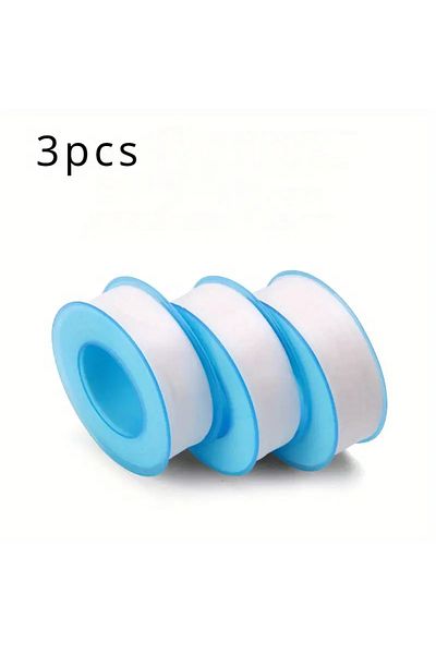 Choice 3PCs PTFE Water Pipe Tape Oil-free Sealing Tape Fitting Thread Seal Tape White Pipe Thread Seal Raw