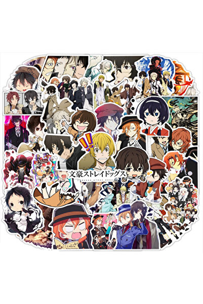 Choice1 بانداي 50 قطعة (10/30/50 قطعة) ملصقات أنمي بانغو ستراي دوغز، ملصقات ك...