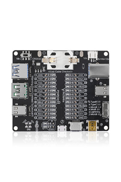 Choice1 بدون غلاف، جهاز اختبار كابلات USB من النوع C والنوع B، لوحة اختبار مف...