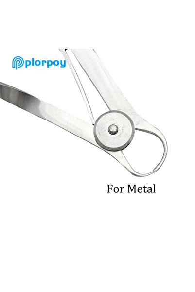 Choice1 مسطرة فرجار تقويم الأسنان المعدنية لقياس شمع التاج المعدني من الفولاذ...