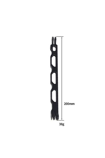 HONGDAK 200mm Camera Riding Bracket Metal Extension Pole For GoPro 12 11 10 9 8 Helmet Extension Bars For In
