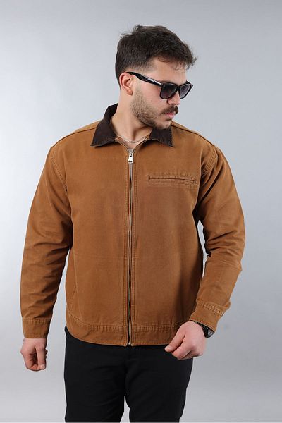 LTC Jeans Ανδρικό τζιν μπουφάν με κανονική εφαρμογή Garni με φερμουάρ