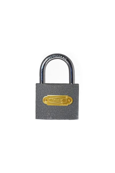 Easy Tedarik Eco Gray Cast Short Hook Padlock 38mm