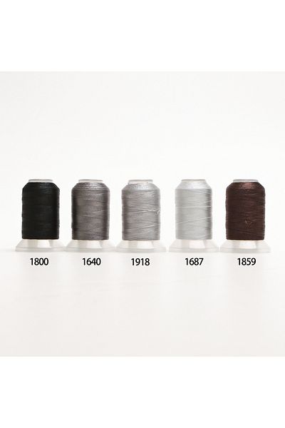 Choice 5A Gray 80 Madeira Colors Set Premium Polyester Embroidery Thread 500M (550Y) Each Spool Brother Bab