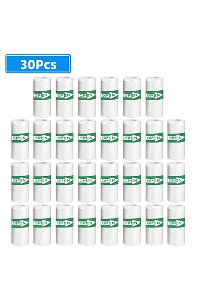 Choice 30 Rolls White 30 Rolls 57*25mm Thermal Paper White Sticker Camera Instant Print Kids Camera Printin