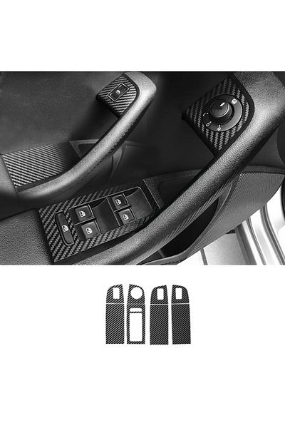 AOSRRUN For Skoda Octavia 2015 2016 2017 2018 2019 A7 Car Carbon Fiber Styling Lifting Panel Protective S...