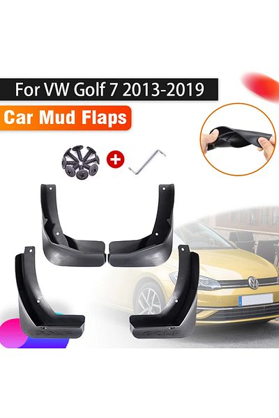 Choice 4x Car Mudguards For Volkswagen VW Golf 7 Golf7 Mk7 5G 2013~2019 Auto Front Rear Flap Splash Mudf...