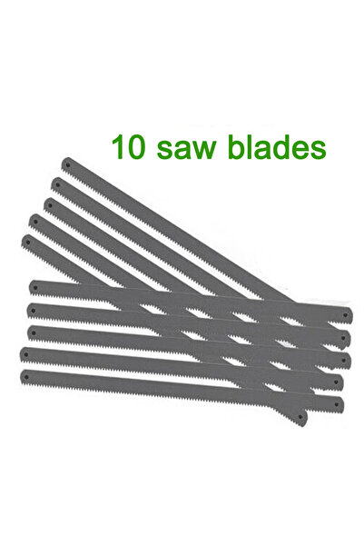 Choice3 10pcs blades LAOA Mini Hacksaw 6 inch Frame Small Hacksaw Household S...