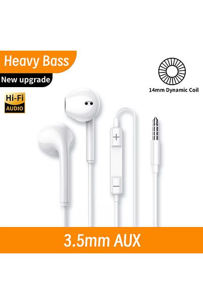 Choice A222-3.5MM Type C Wired Headphones For Xiaomi 15 14 13 12 11 Redmi Phone 3.5MM Earphone For Huawei S