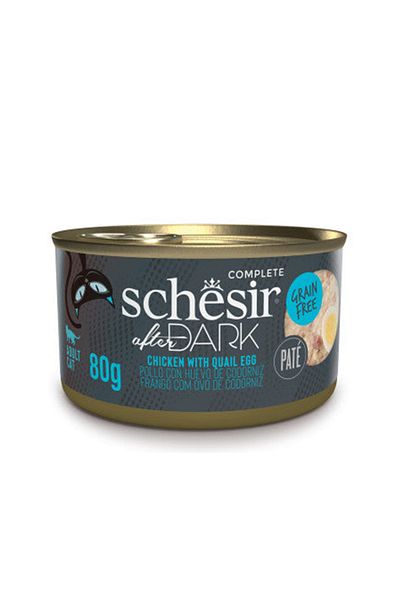 Schesir Schesir After Dark Pate For Cat Chicken With Quail Egg 80g