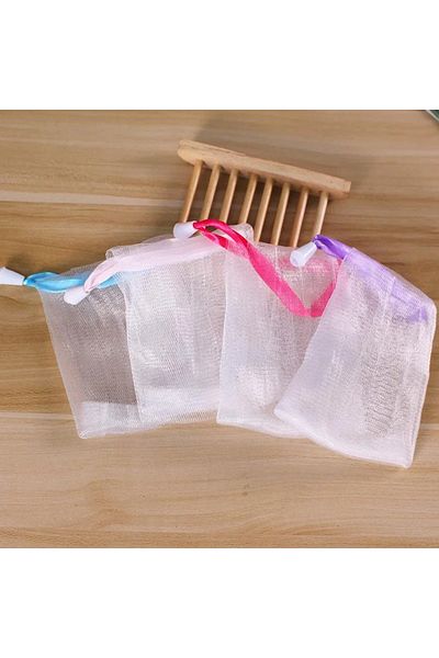 Choice Random Color-10pcs 10pcs/set Portable Clean Foaming Mesh Bag Soap Foaming Nets For Shower Washing Ba