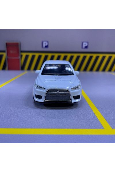 TRUST STORE Lancer Evo X 1/36 Scale Welly Diecast Metal Model Car Toy Car Pull Drop White