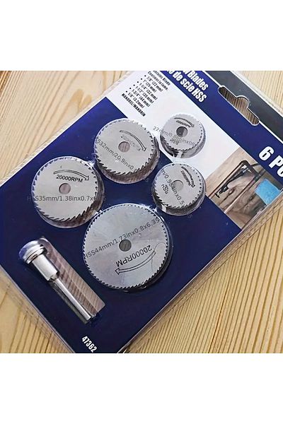 Choice 6pcs 6Pcs Mini Circular Saw Blade Hss Cutting Disc Rotating Drilling Tool Accessories For Wood Plast