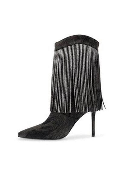 Steve Madden women's cowboy boots SM11002946 black