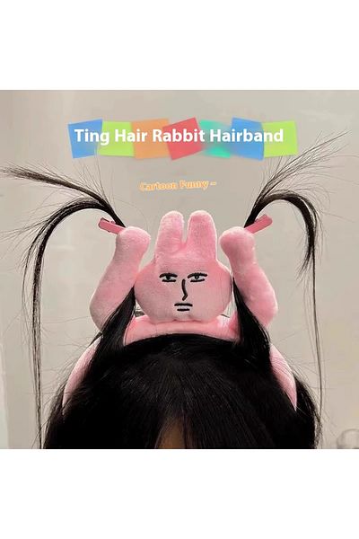 Choice Pink funny rabbit Disney Ratatouille Headband Anime Merchandise Kawaii Cartoon Doll Headband French