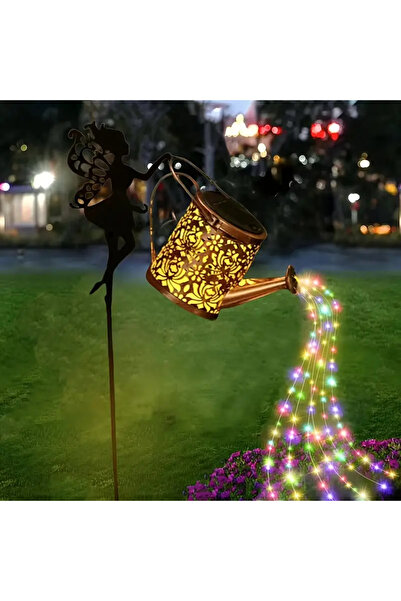 Choice أضواء زينة معدنية عتيقة لحديقة خارجية تعمل بالطاقة الشمسية متعددة الأل...