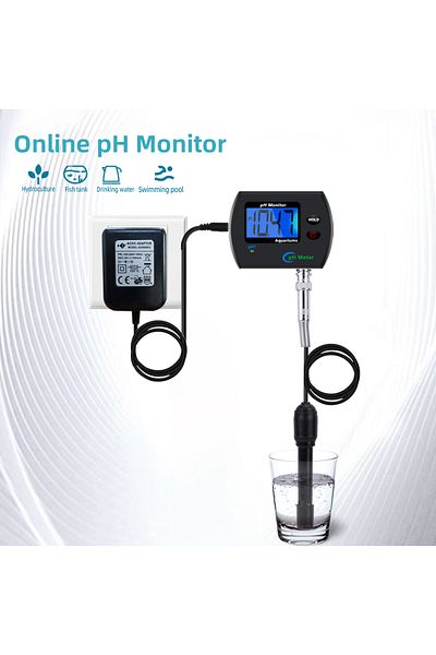 Choice EU Plug Digital PH Meter Water tester Multi-parameter Online Water Quality Monitor Tester For Aquari