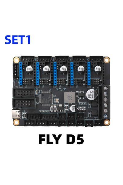 Choice D5 Board Mellow Klipper/Marlin Firmware DIY 5 Axis FLY D5 Board UART TMC2209 Motor Driver 3D Printer