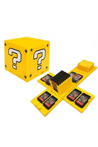 DIXSG Yellow 16 In 1 Game Card Case For Switch Oled Storage Box Game Cartridge Case For Ns Switch Lite Acc