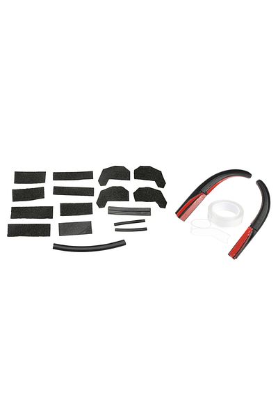 YOCTM Black-19PCS Car Roof Rain Gutter Extension Rainwater Diversion Slot for Jeep Wrangler JK 2007-2017 H
