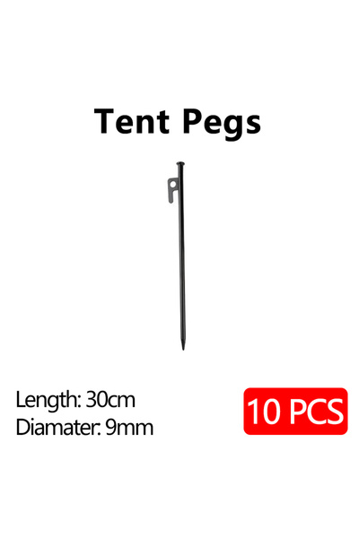 Choice مسمار 30 سم 10 قطع 20/25/30/40 سم أوتاد خيمة شاطئ فولاذية ثابتة مسمار ...