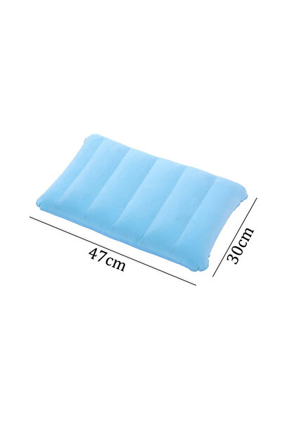choice2 1pc-light blue Air Cushion Pillows Outdoor Camping Folding Square lnf...