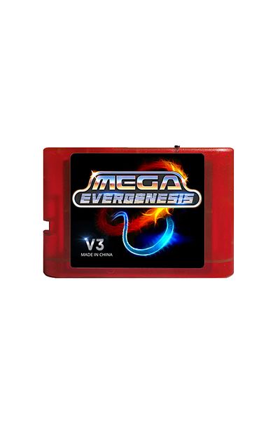 Choice خرطوشة ألعاب MD V3 Classic Red Mega Drive V3.0 Pro EDMD Remix MD V3 لجهاز SEGA MegaDrive GENESIS US/