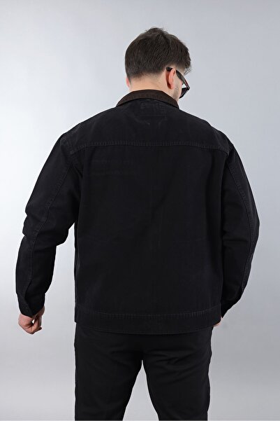 LTC Jeans Ανδρικό τζιν μπουφάν με κανονική εφαρμογή Garni με φερμουάρ