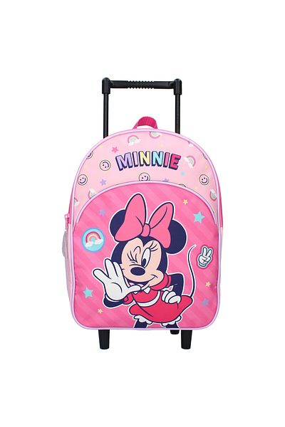 Minnie Mouse Multicolored trolley, with one compartment, 33x25x12 cm, adjustable straps, Glam It Up, Minnie Mouse