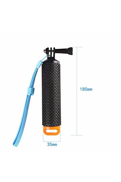 Choice orange For GoPro Floating Hand Grip Waterproof Handle Selfie Stick For GoPro Hero 13 12 11 10 9 8 7