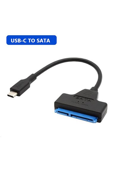 Choice كابل محول USB-C إلى Sata Sata إلى USB 3.0 USB-C لمحرك الأقراص الصلبة الخارجي Hdd Ssd مقاس 2.5 بوصة Sata 3 22