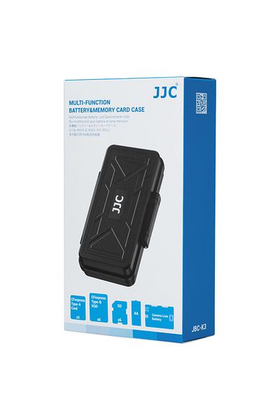 JJC black JJC Camera Battery Memory Card Storage Case for 6 SD Card 6 CFexpress Type-B/XQD 5 CFexpress T