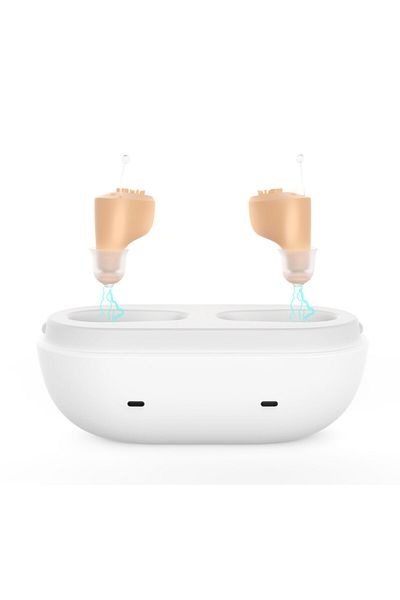 Choice Skin One Pair Hearing Aid Elderly Rechargeable Deafness The Listening Device Mini Wireless Sound Amp