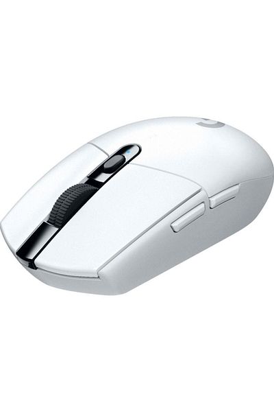 logitech Mouse Wireless Gaming Logitech G305 Lightspeed, USB, 12000 DPI, Senzor Optic HERO (Alb)