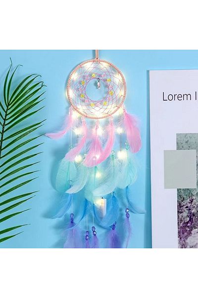 Choice Multi-Colored 1pc Dream Catcher Wall Decor Colorful Catcher Handmade Dream Catcher for Girls Boy Kid