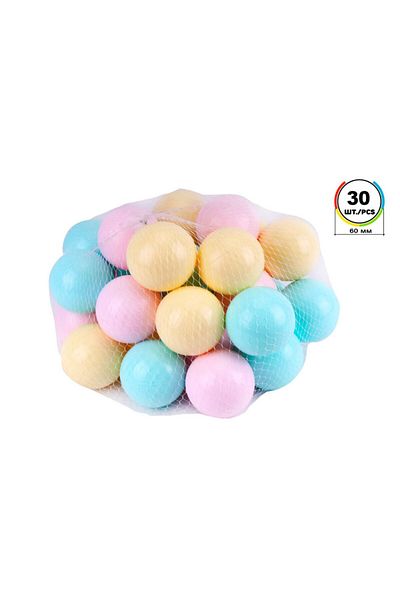 TechNokta Set of 60 mm balls, TechnoK, for play center, 30 pieces