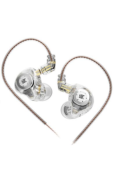 KZ Clear NO MIC KZ edx pro Headset Dynamics in the Ear Monitor Hifi Wired Headset Bass Stereo Game Musi