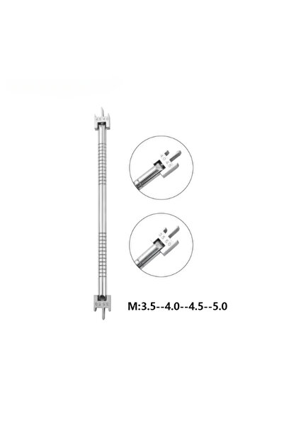 choice2 مقياس موضع دعامات تقويم الأسنان M 3.5-5.0 قطعة واحدة، مصنوع من الفولا...