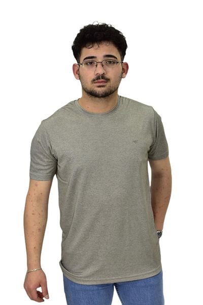 Raymons Ανδρικό μπλουζάκι Mercerized Zeroaka Plain T6034 BGL-ST04527