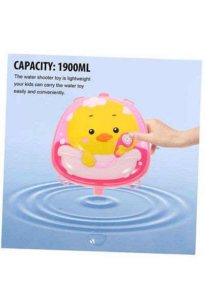 COOYA Children's summer pool toy,cartoon pattern,with backpack water tank,for 3 years old and above,yellow