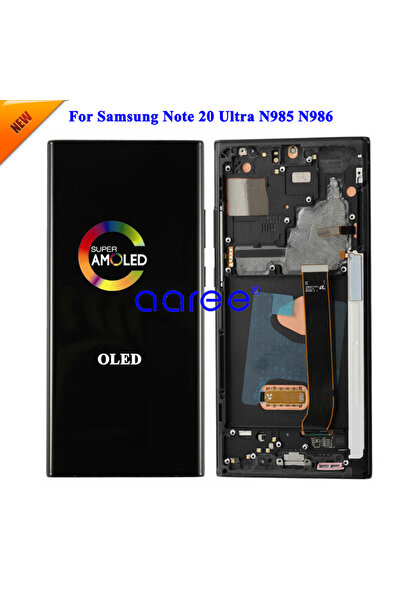 Choice1 شاشة OLED LCD سوداء بإطار أسود مقاس 6.67 بوصة لهاتف سامسونج نوت 20 أل...