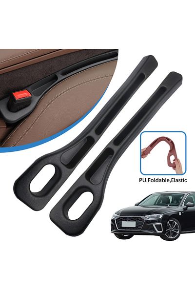 Choice black 2PCS Car Seat Gap Filler Between Seats Decoration For BMW 5 Series E60 E61 F07 F10 F11 G30 G31