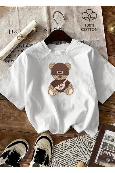 Touz Moda Το μπλουζάκι με το καλύτερο αρκουδάκι με στάμπα Unisex Oversize