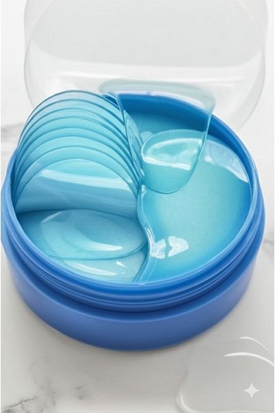 Deep Passion Under Eye Brightening, Firming and Repairing Hyaluronic Essence Mask Blue 1.4Gr*60 Pieces