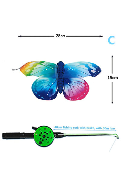 Choice طائرة ورقية من النوع C، مجموعة واحدة، على شكل فراشة ونسر كرتوني للأطفا...
