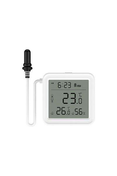 Choice Wifi Version Tuya Wifi Temperature Humidity Sensor With External Probe For Smart Home Hygrometer App