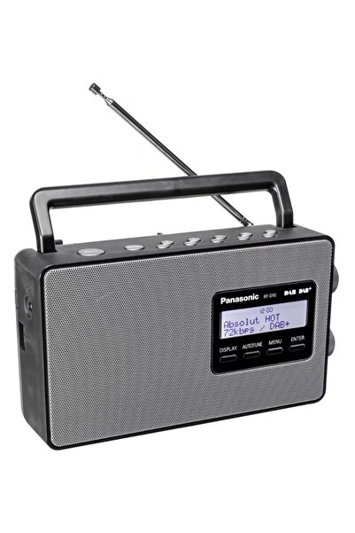PANASONIC Radio Panasonic RF-D10EG-K, digital, DAB+, functie Wake-up, timer, ...