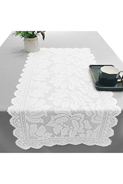Choice Stripe 43x93 French Flower Lace Table Runner Nordic White Table Tablec...